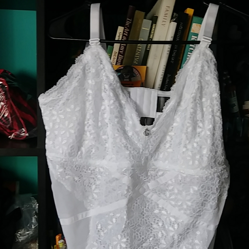 Ashley graham 3x white thong bodysuit
